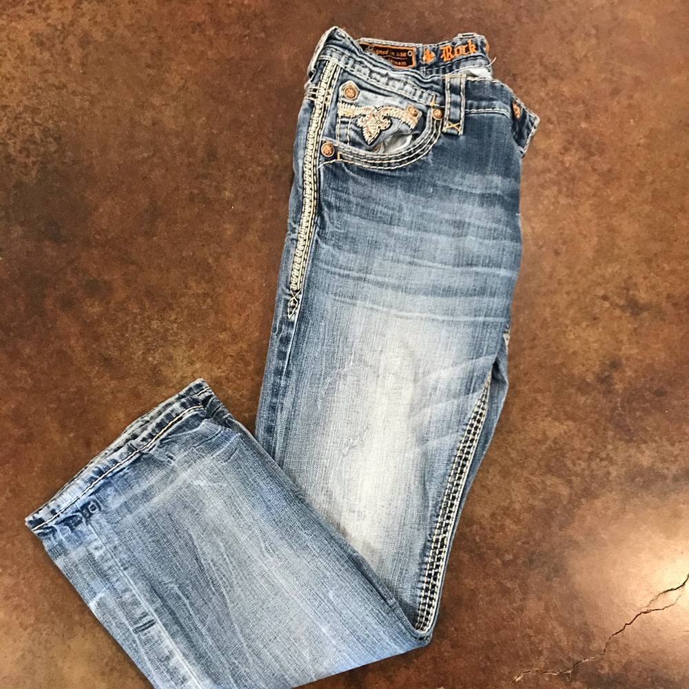 MENS ROCK REVIVAL JEANS